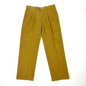 John W. Nordstrom Pants Mens 34x30 Tan Wrinkle Free 100% Supima Cotton Trousers